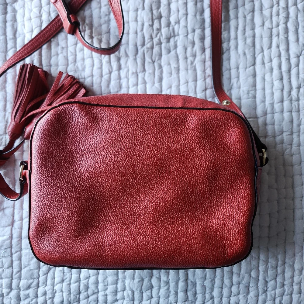 Tory Burch Red Crossbody Camera Bag - Picture 5 of 15